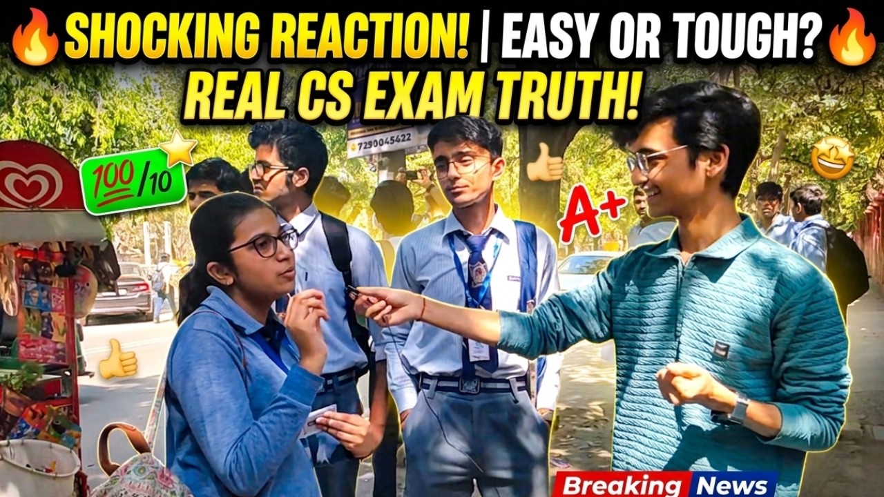 Easy ya Tough😱? CS Exam Ka Real Review! | Nitin Paliwal