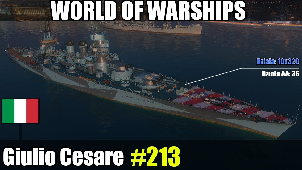 Giulio Cesare - World of Warships - Prezentacja i gameplay
