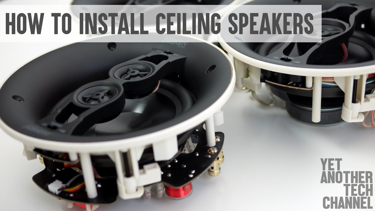 How to install ceiling speakers - Magnat ICQ 62, Magnat ICQ 262