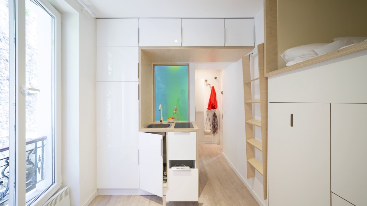 Optimisation d'espace dans un appartement parisien