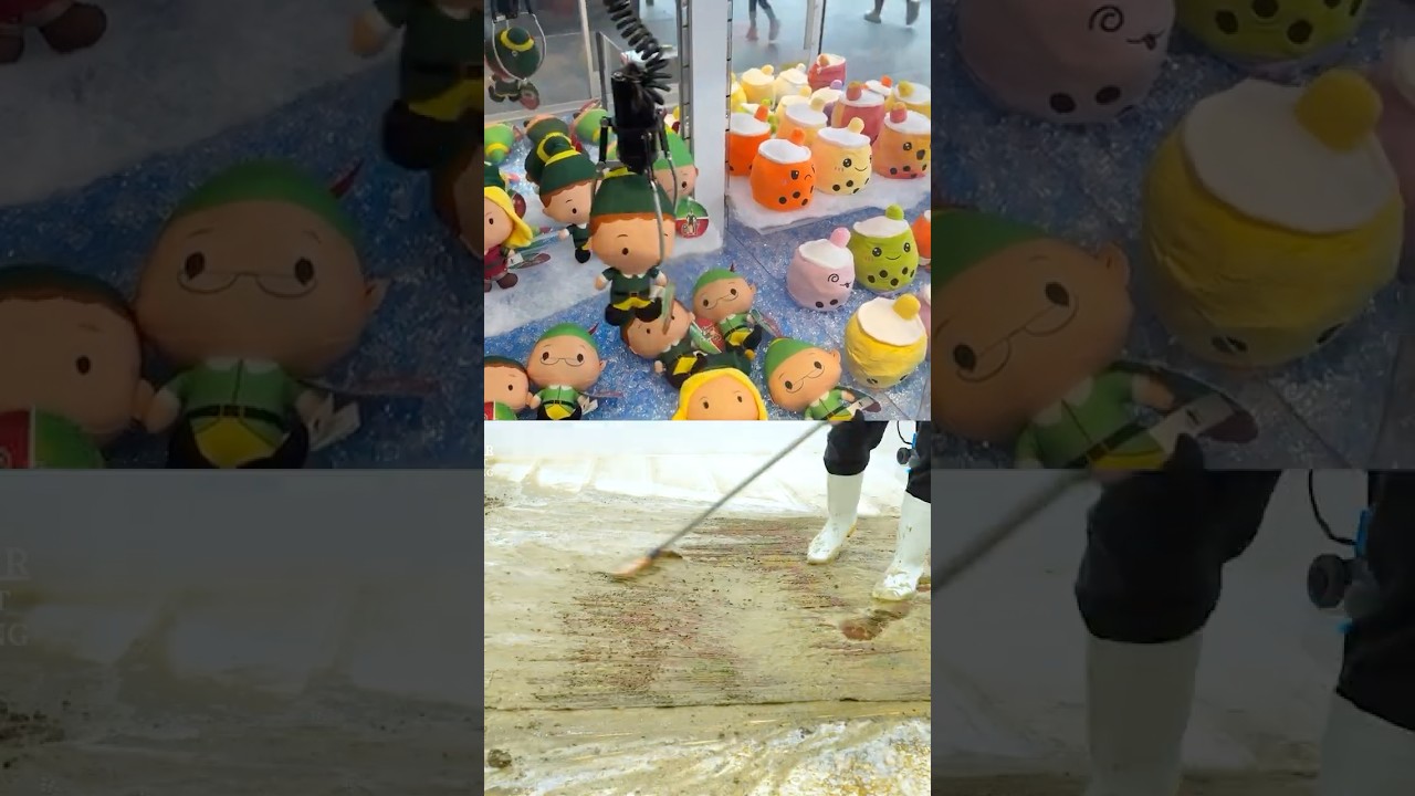 Играем в игры и на игровых автоматах с клешнями в Knott's Berry Farm! 