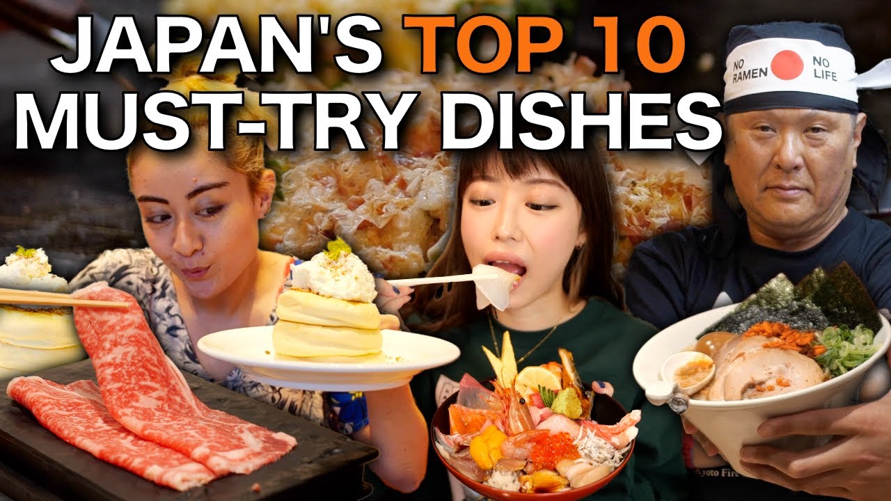 Japan’s Top 10 Must-Try Dishes | Ultimate Japan Bucket List 4K