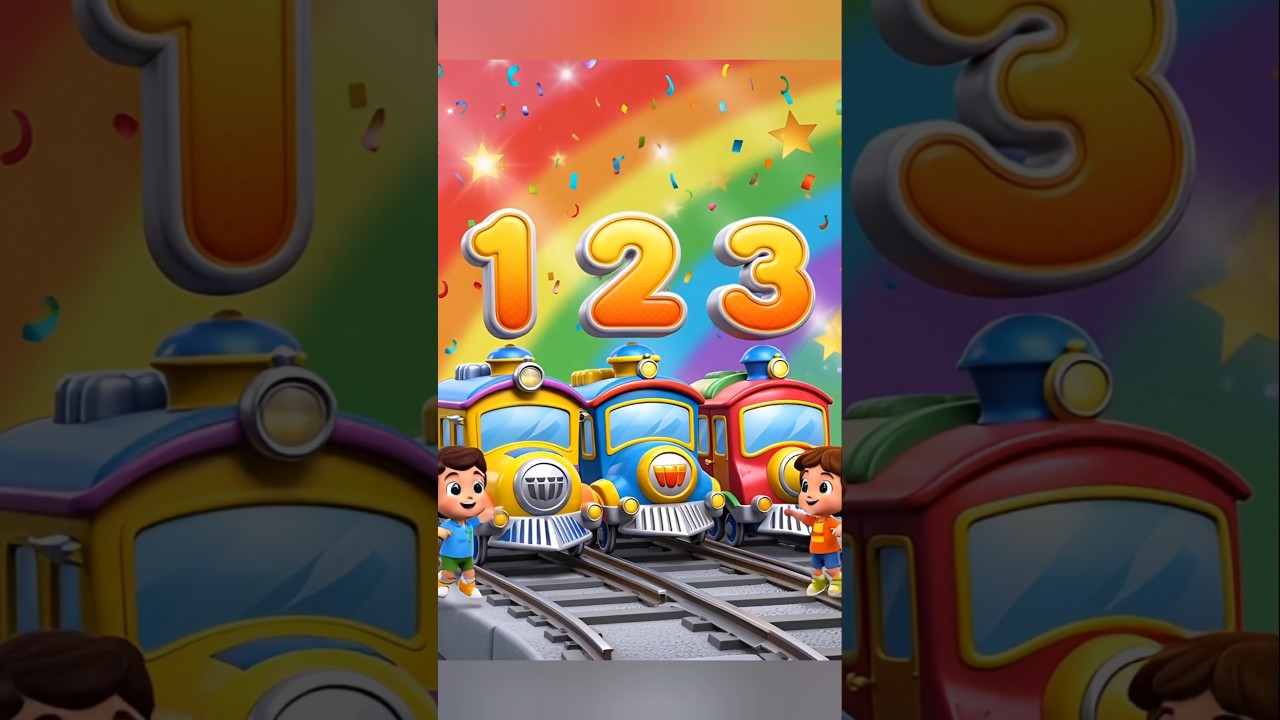 Rang Birangi Train 🚆🎨 Colors Song for Kids Hindi Rhymes Chuk Chuk Train 