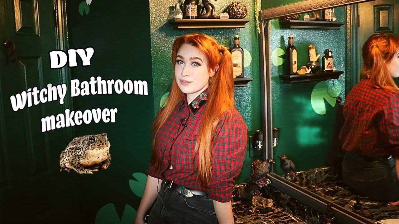 Witchy / Unusual Bathroom Makeover