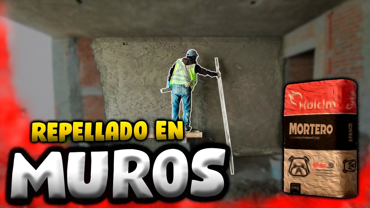REPELLADO / ENJARRE DE MUROS CON MORTERO | Materiales y explicación detallada | ConstruProceso
