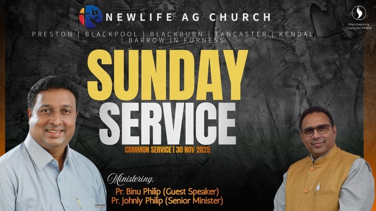 SUNDAY SERVICE | 30/11/2025  | NEWLIFE AG CHURCH | PRESTON PENTECOSTAL CHURCH