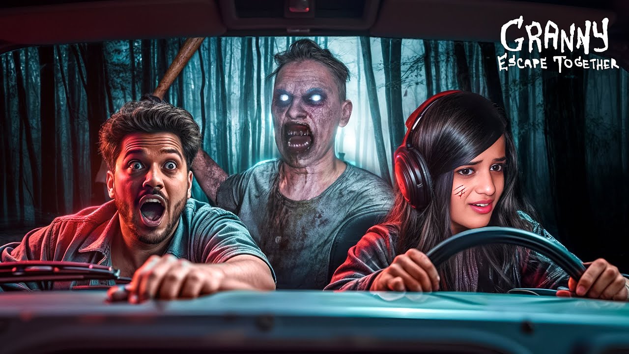 Granny ಹೌಸ್‌ನಿಂದ ಕಾರ್ ಓಡಿಸಿ Escaped?@SMITHAPLAYS ಜೊತೆಗೆ Escape  (Granny Escape Together )