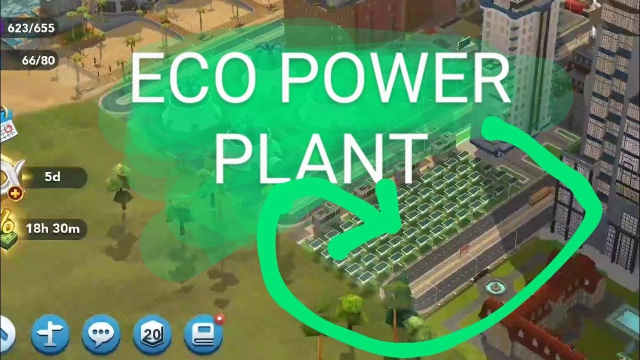 SimCity BuildIt ECO POWER PLANT Black Friday Bonus
