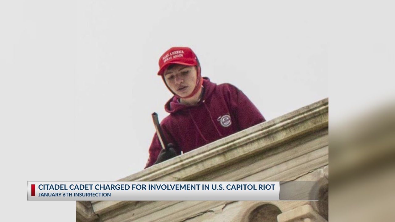 Citadel cadet charged in Jan 6th riot at U.S. Capitol