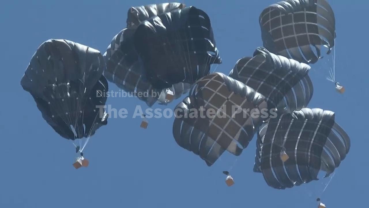 'It all leads to death': Chaotic rush to Gaza airdrop landing site shows their dangers