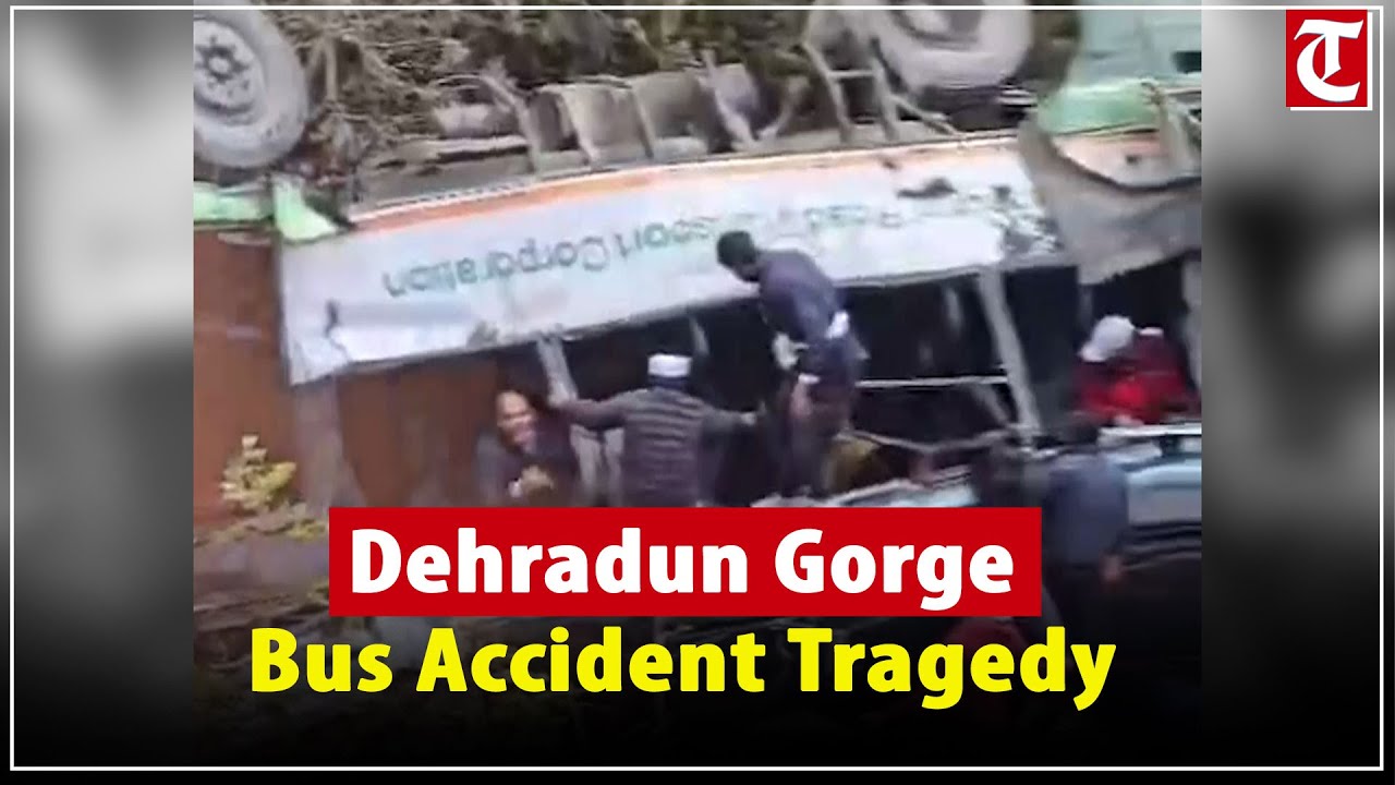 Dehradun Bus Accident: Himachal Roadways Bus Falls Into Gorge, 30+ Passengers Feared