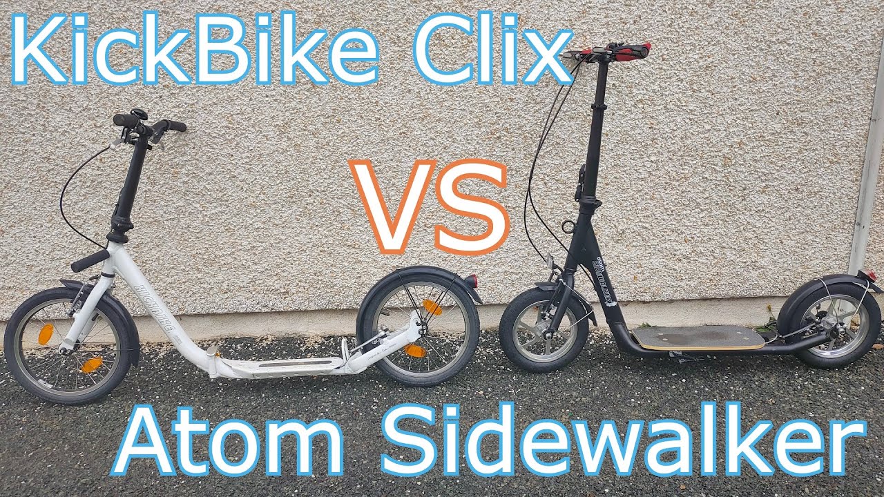 Kickbike Clix vs Atom Sidewalker (2022 Review of both)