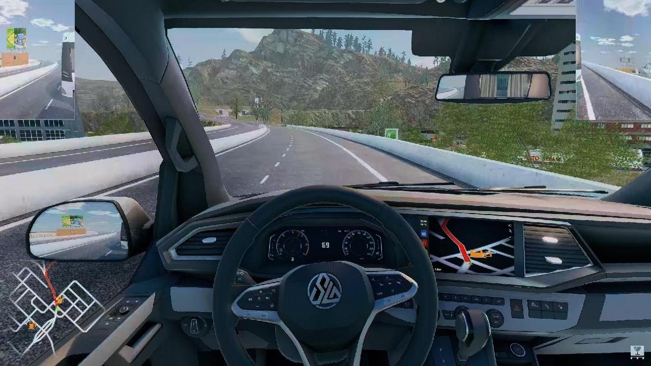Delivering caravan