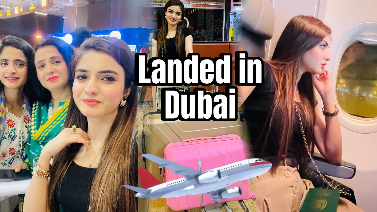 SOLO TRAVELL TO DUBAI 🇦🇪| Airport late ponchi flight miss ho gai😰 | Pirah Anwar Vlogs