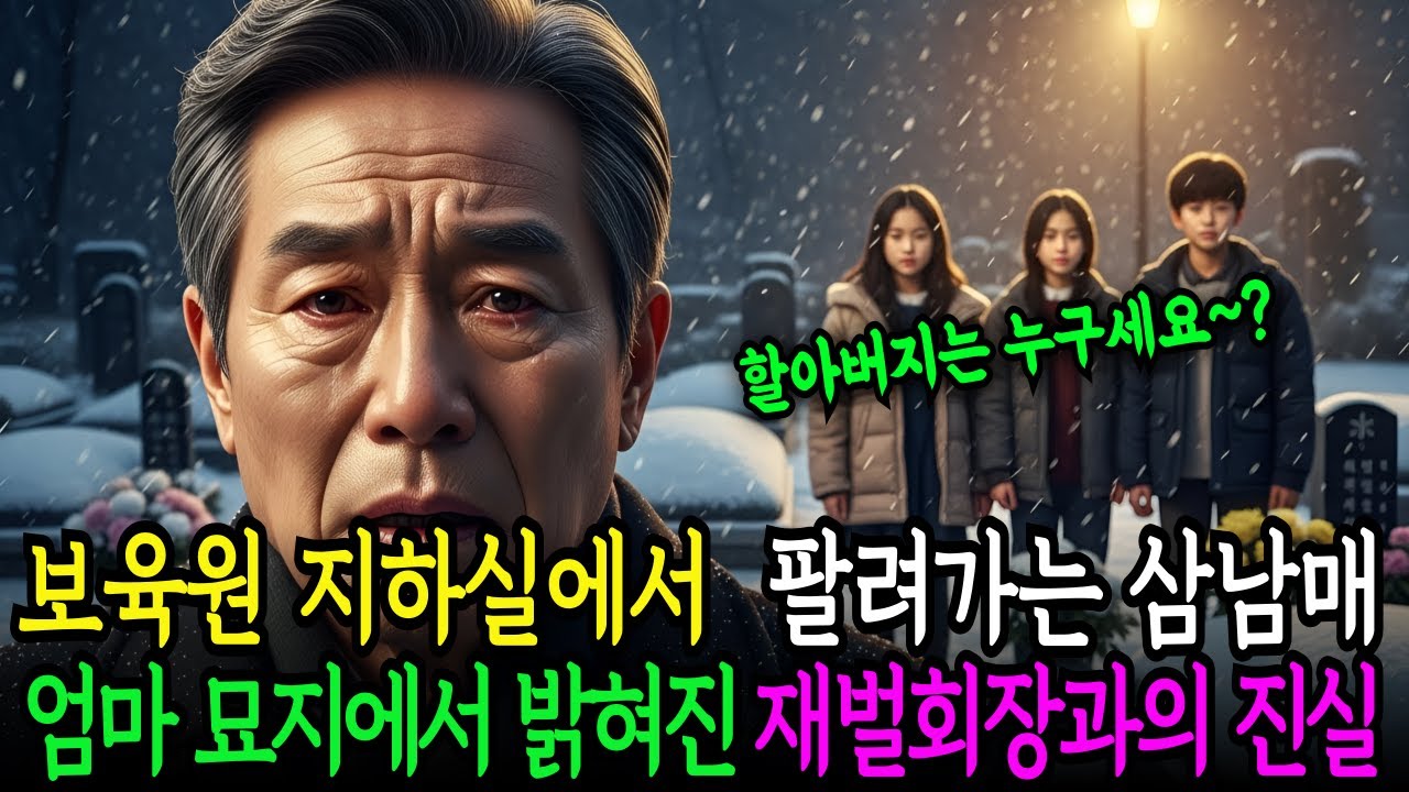 보육원 원장이 팔려고하는 삼남매는 알고 보니 재벌회장 외손주들이었습니다 | 시니어사연 | 노후사연 | 감동사연 | 사연라디오 | 오디오북 | 세월사연 |