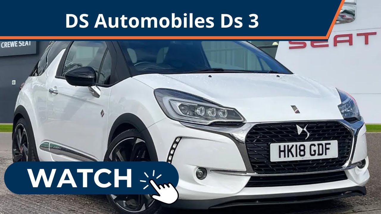 DS AUTOMOBILES DS 3 1.6 THP Performance I Crewe SEAT