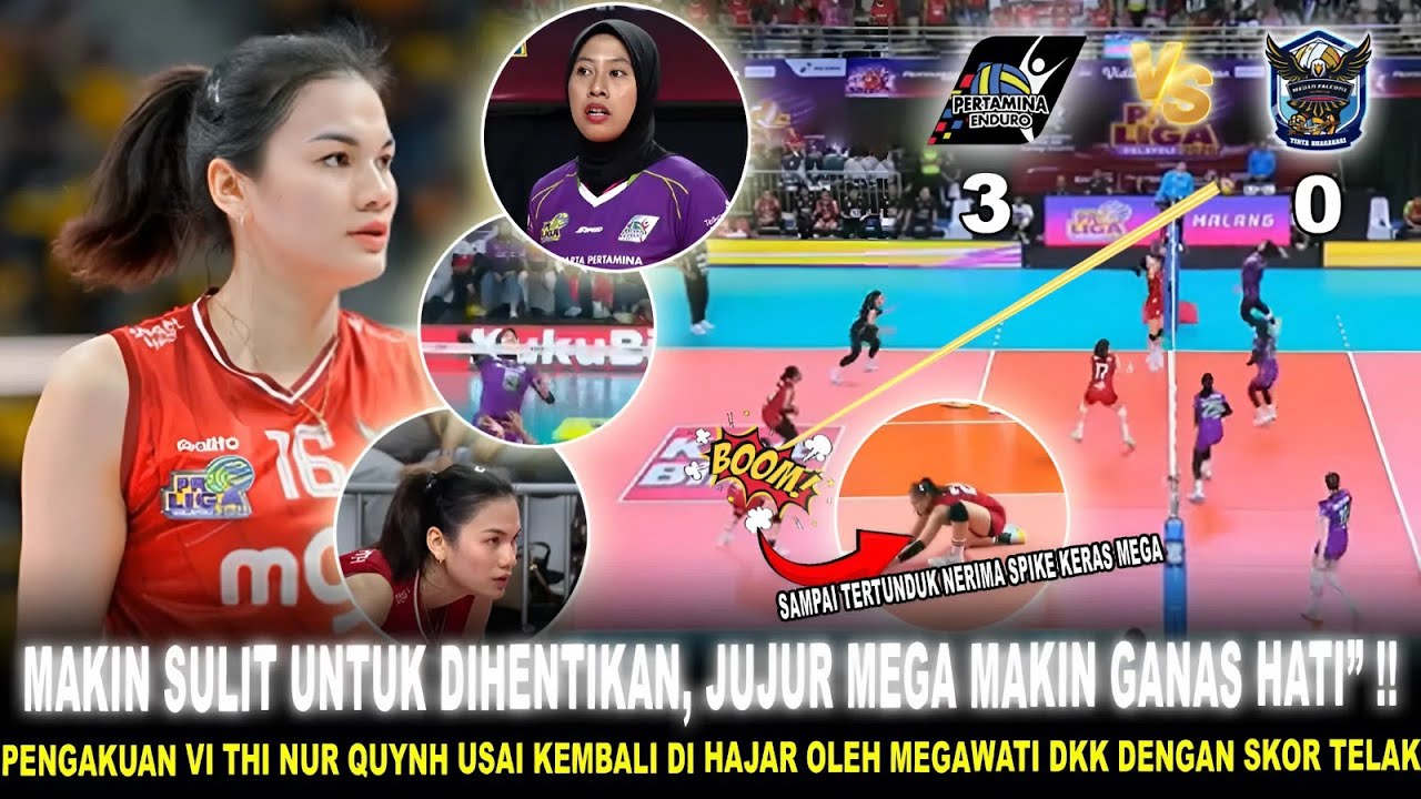 🔴MENGERIKAN‼️KEBRUTALAN SPIKE TAJAM Megawati Putaran Ke2Buat BintangFALCONS VI Thị.N PERINGATKAN INI