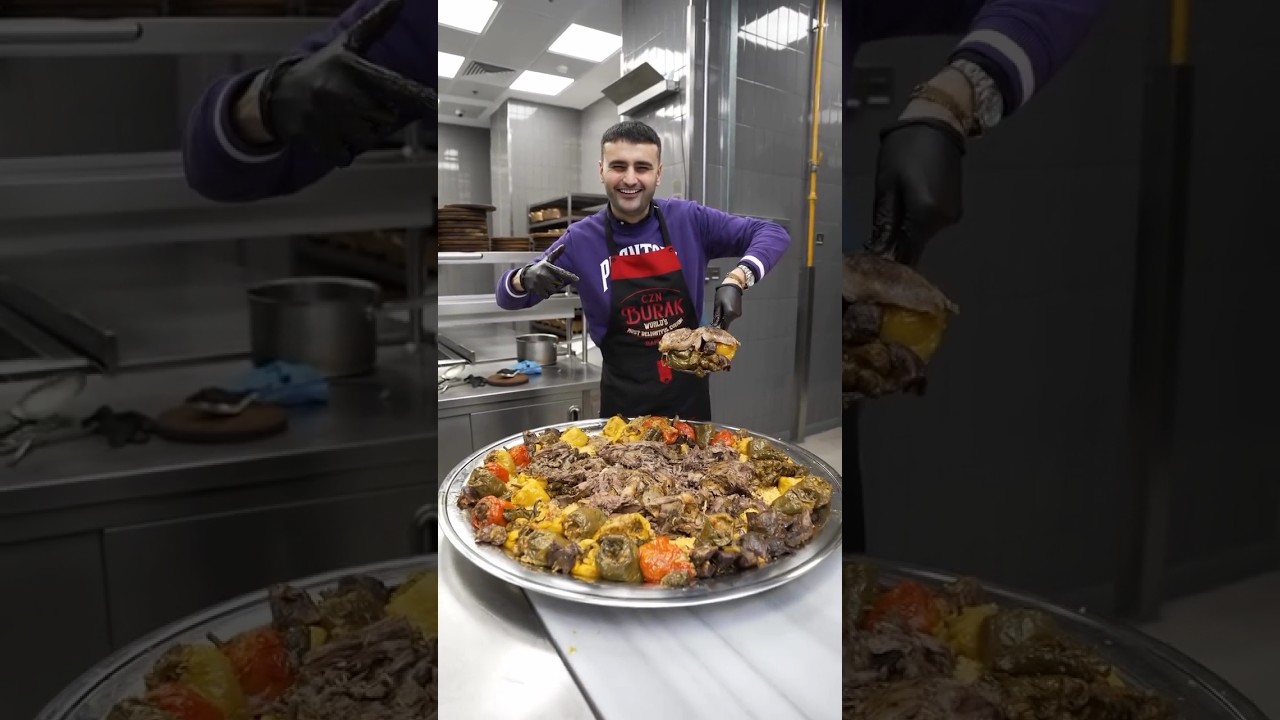 Turkish Biryani with Roasted Lamb || Czn burak Vadi Istanbul || #shorts