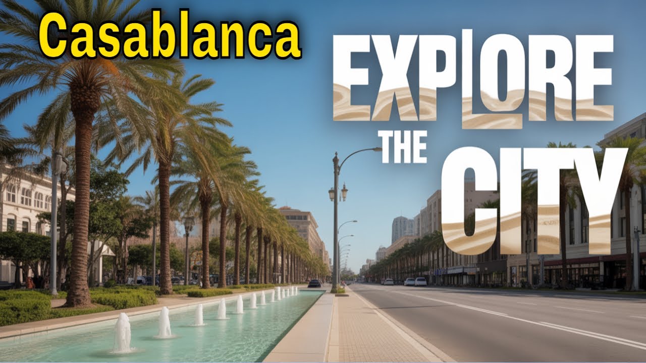 Casablanca City (Morocco) 4k Walk View/Video | Morocco Desh Ke Casablanca Shahar Ki Sair