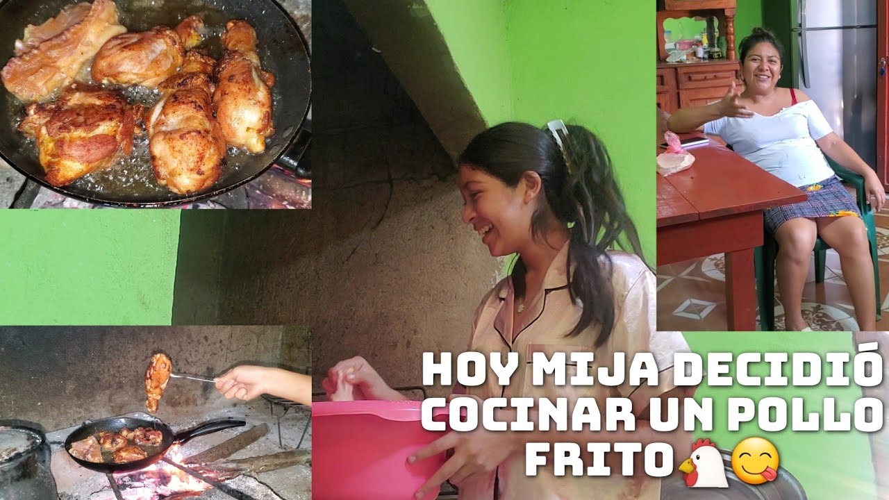Le Está Quedando D3liciosos Bien Doradito🍗🍗Yo Solo Escuchaba El Sarten 