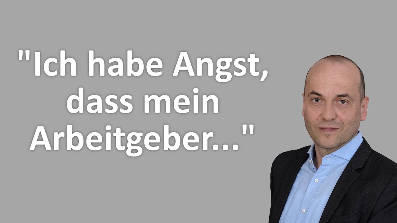 Angst, dass ...  - warum du so nie reden oder denken solltest!