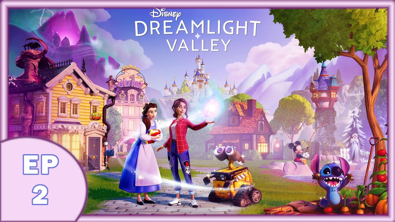 Disney Dreamlight Valley| Lets Play| Merlin wants something blue and we need to find Mickey| EP 2