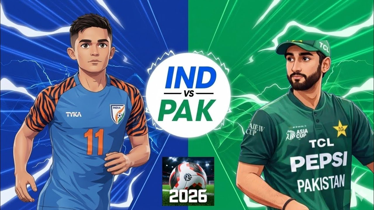 Insane moments of India ☠️ vs Pakistan 🤡football 2026 gameplay 