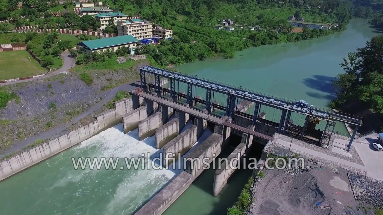 Himalayan dams and hydropower - environmental double edged sword - Sikkim aerials