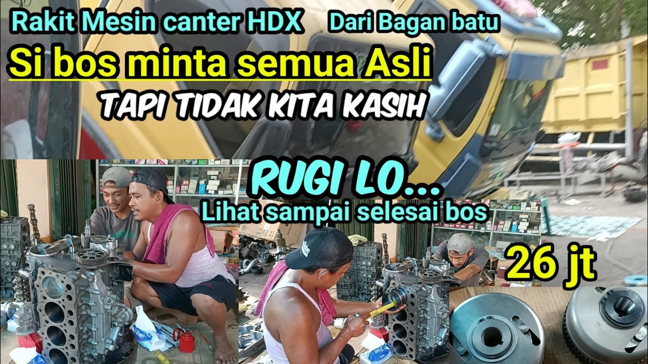 Baru bongkar mesin bongkar lagi, seperti ini yang di khawatirkan lor..