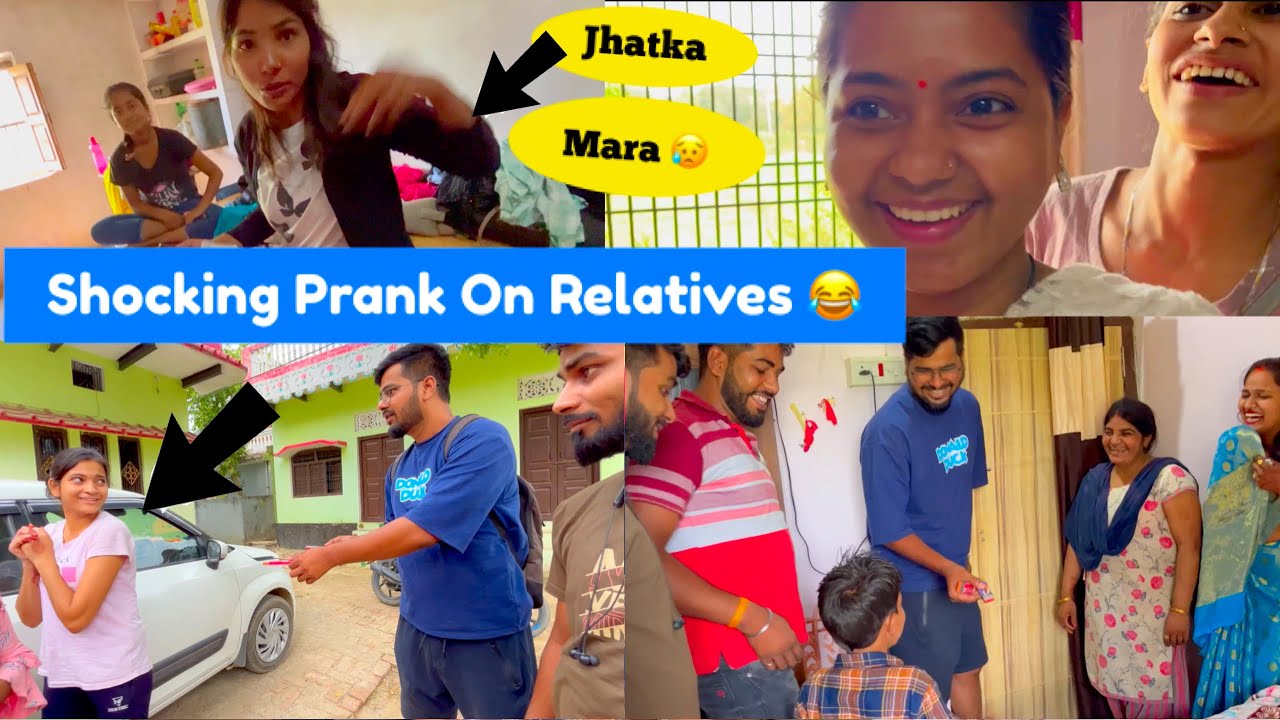 Shocking Prank On Relatives  😂 Extremely Funny Reactions 🤣