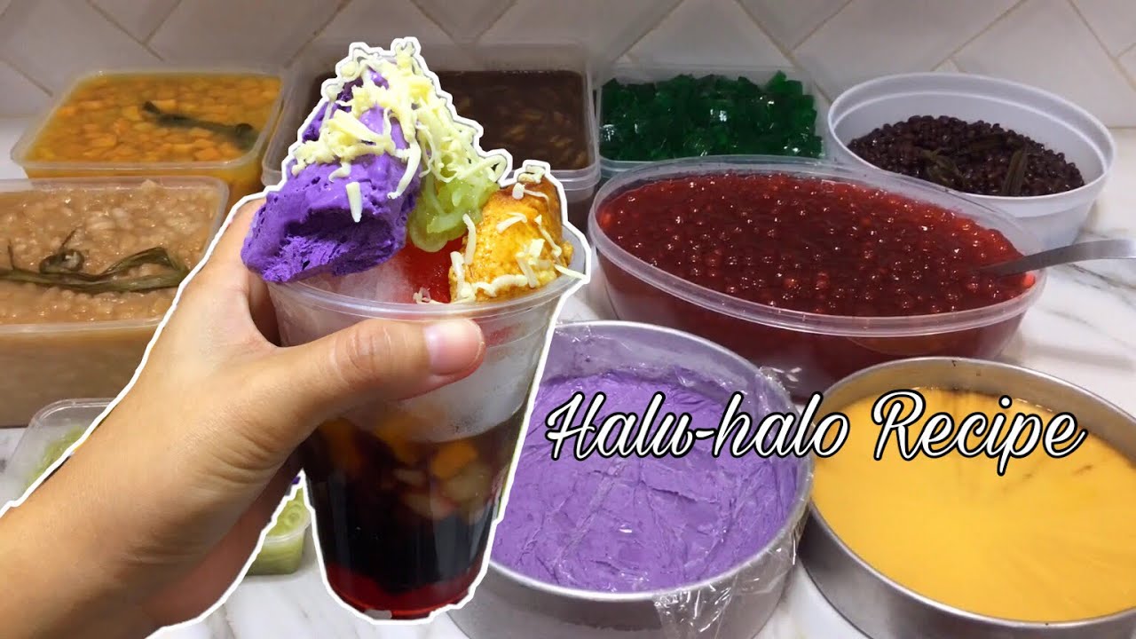 Halu-halo Recipe