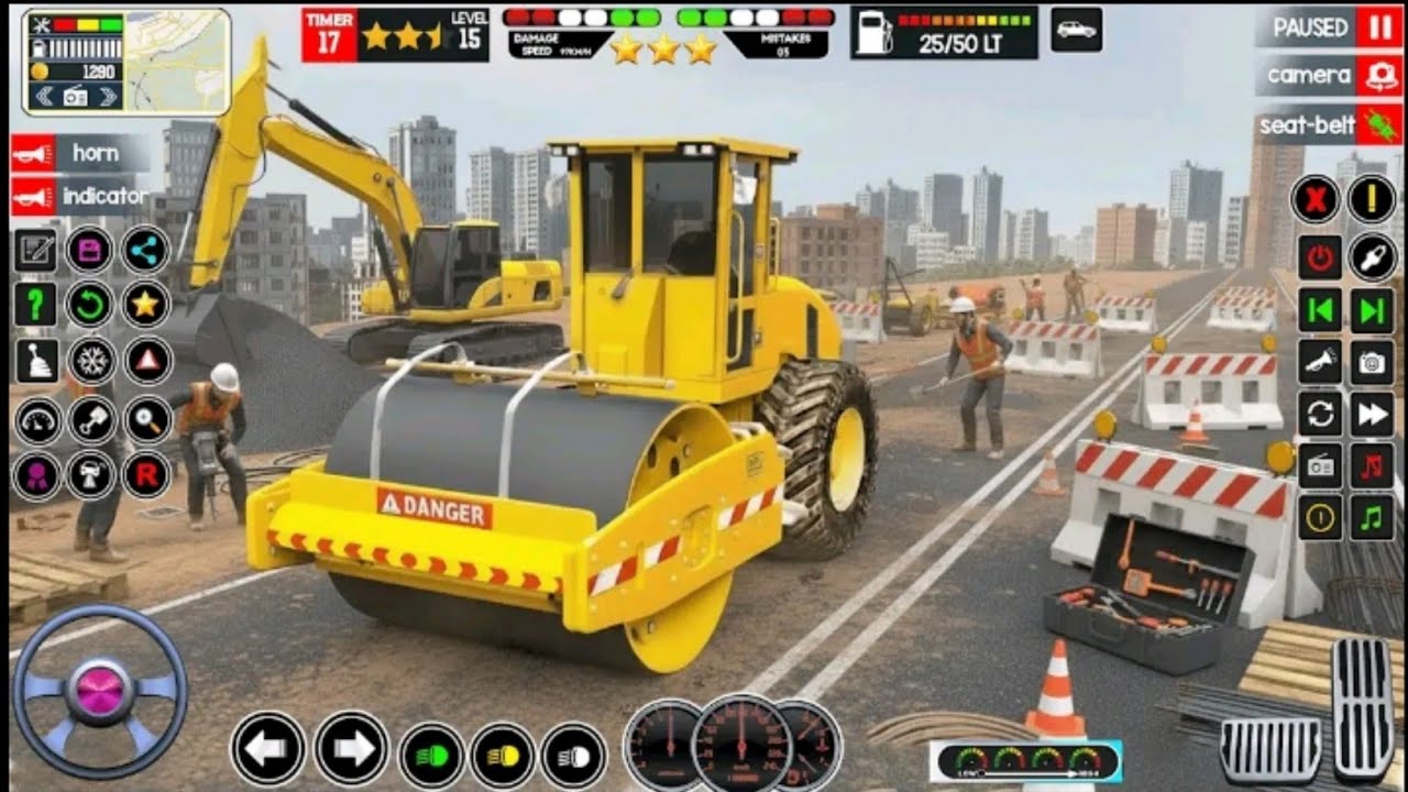 Advance construction jcb game 2026|| Jcb city road construction simulator android gameplay