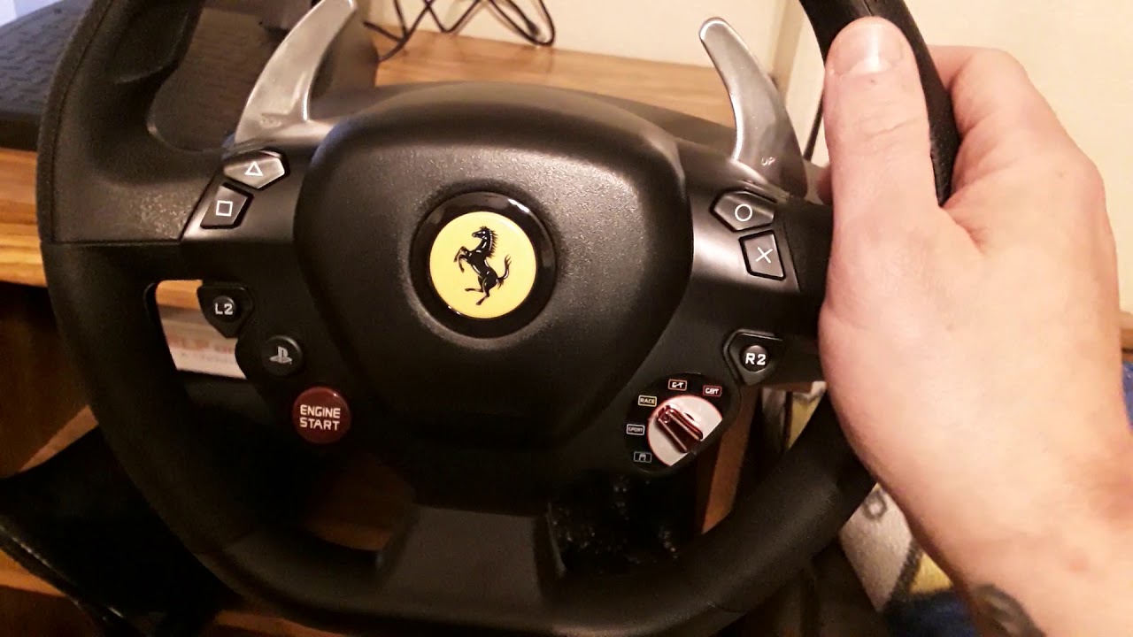 Thrustmaster T80. Руль Ferrari 488 GTB Edition для PS4.