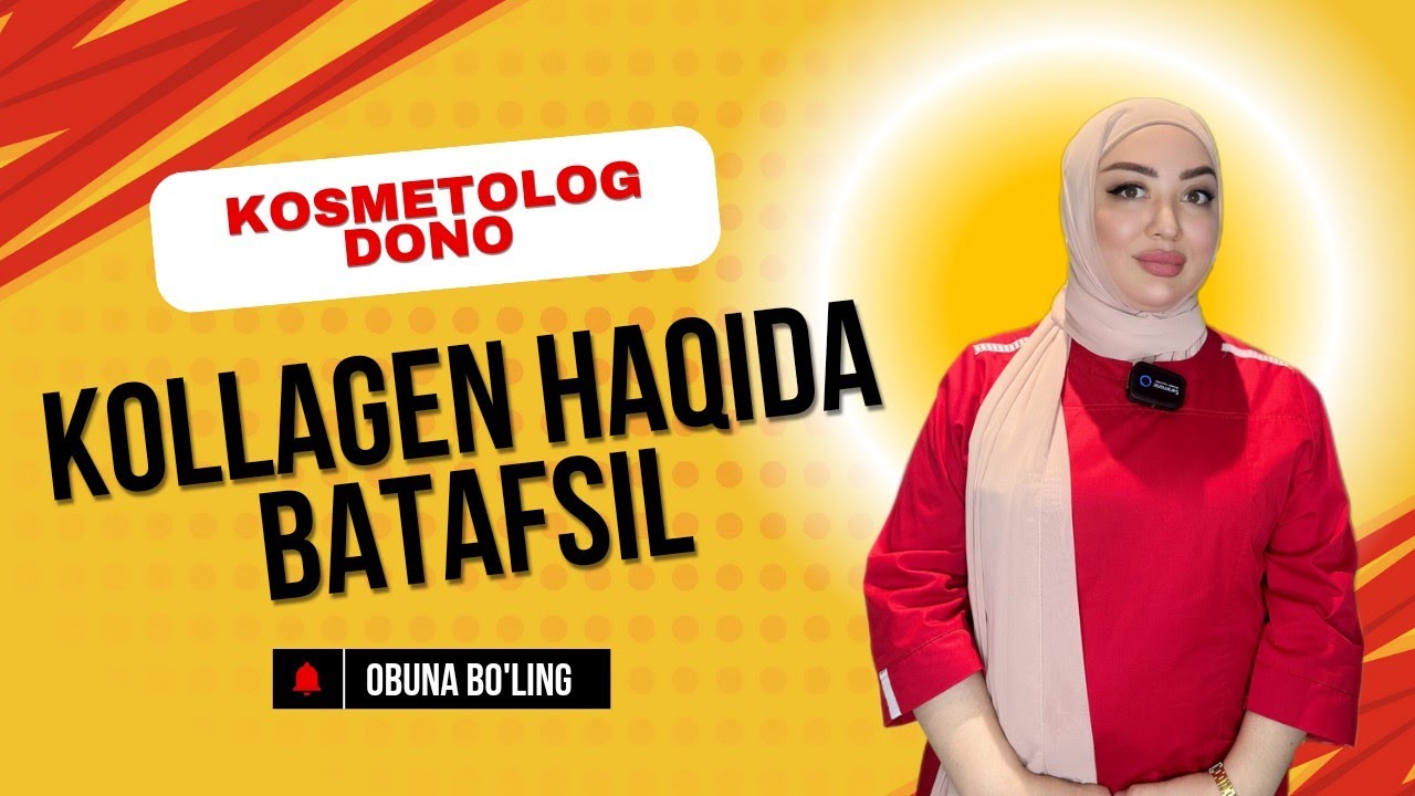 Siz aslo bu xatoni qilmang. Kollagen haqida batafsil