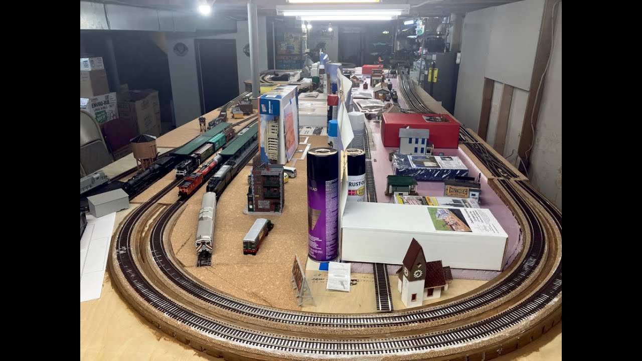 Макет поезда HO - конструкции и...свет!!