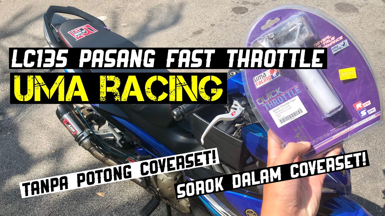 LC135 | Pasang Fast Throttle Uma Racing Tanpa Potong Coverset! DIY #FastThrottle #UmaRacing