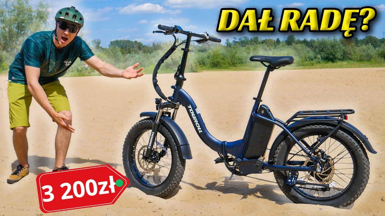 POJECHAŁEM NIM NA PLAŻĘ - TOUROLL S2 Rower Elektryczny