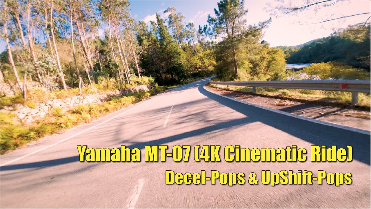 🔥 [RAW 4K] Yamaha MT-07 | Cinematic Ride, Decel-Pops & UpShift-Pops
