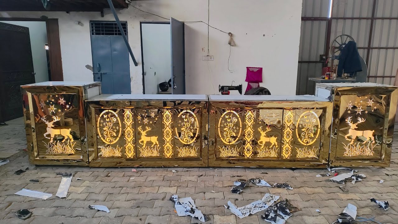 Wedding buffet counter| food counter|L.E.D counter|at factory price| wholesale rate manufacturing