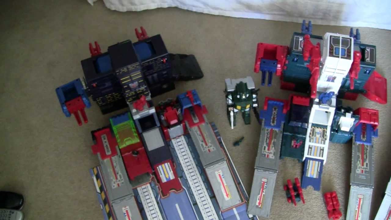 1988 Cybertron Headmaster Pretender Grand Maximus +Fortres Maximus+Brave Max mib Transformer review.