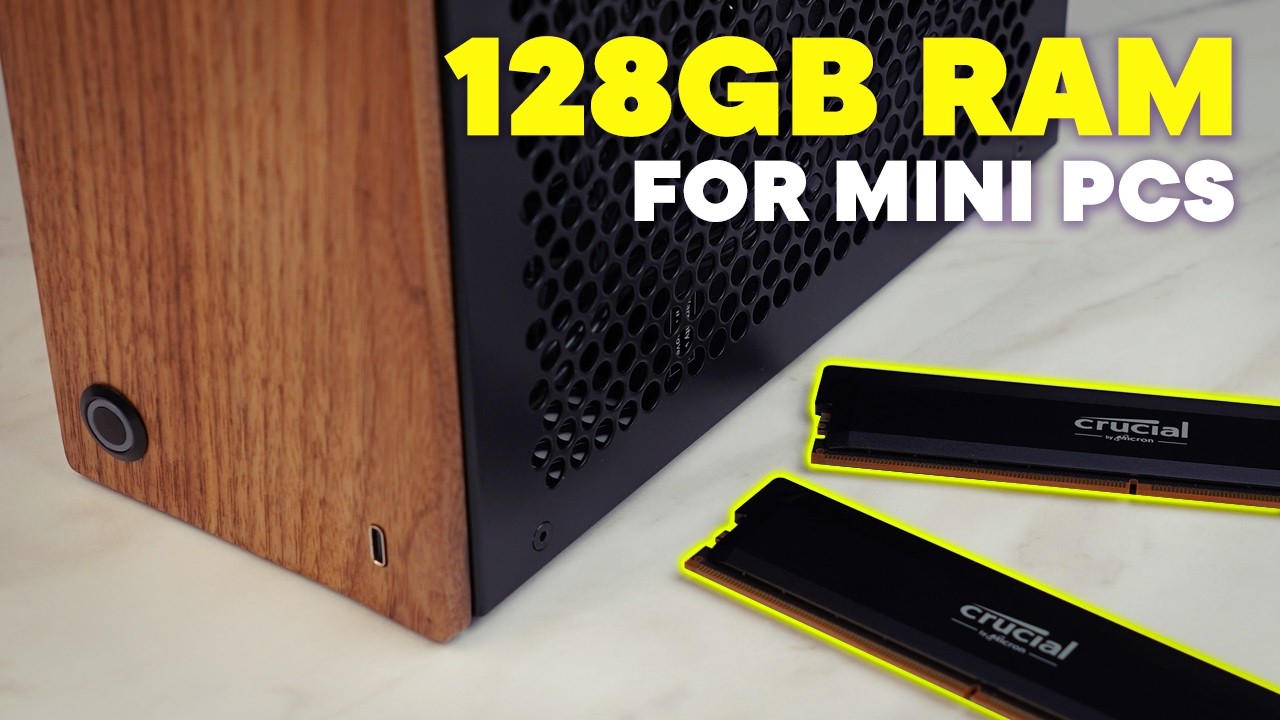 Finally 128GB DDR5 RAM for Mini ITX builds! Featuring Densium 5.49L Tiny Gaming Build