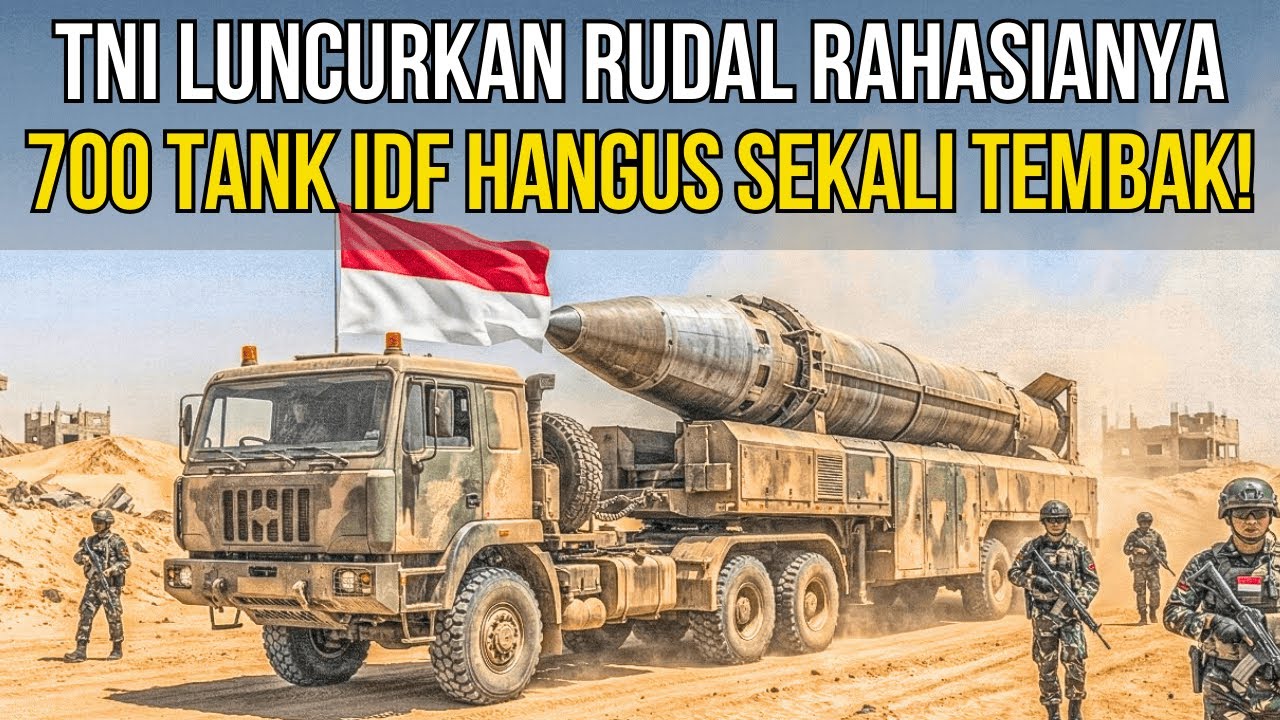 BUKAN NUKLIR‼️SENJATA TNI INI BISA ATUR KIAMAT‼️700 TANK ISRAEL JADI DEBU