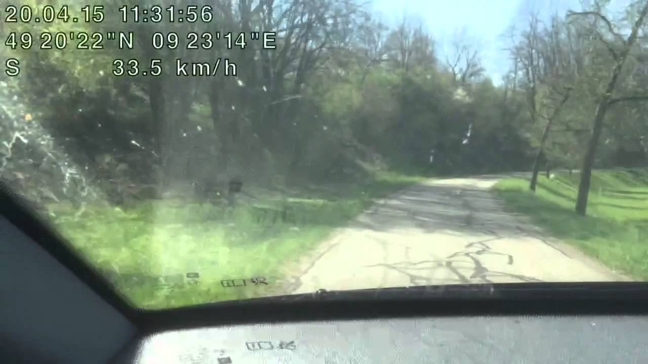 Fahrt von Korb nach Ruchsen