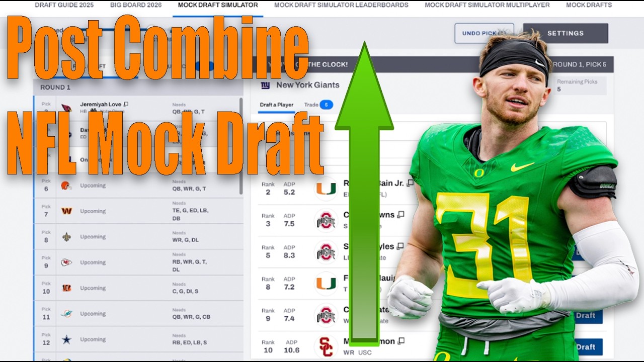 Post Combine NFL Mock Draft!