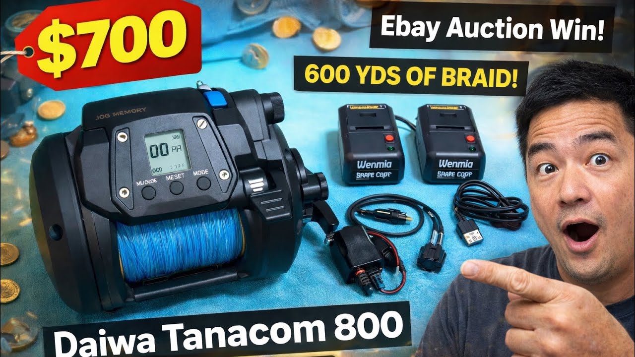  Here&rsquo;s What It REALLY Costs to Own an Electric Reel! Feat. Daiwa Tanacom 800