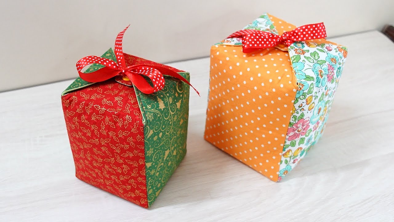 How To Make So Cute Gift Box For Christmas 💟 Sewing Gift Ideas