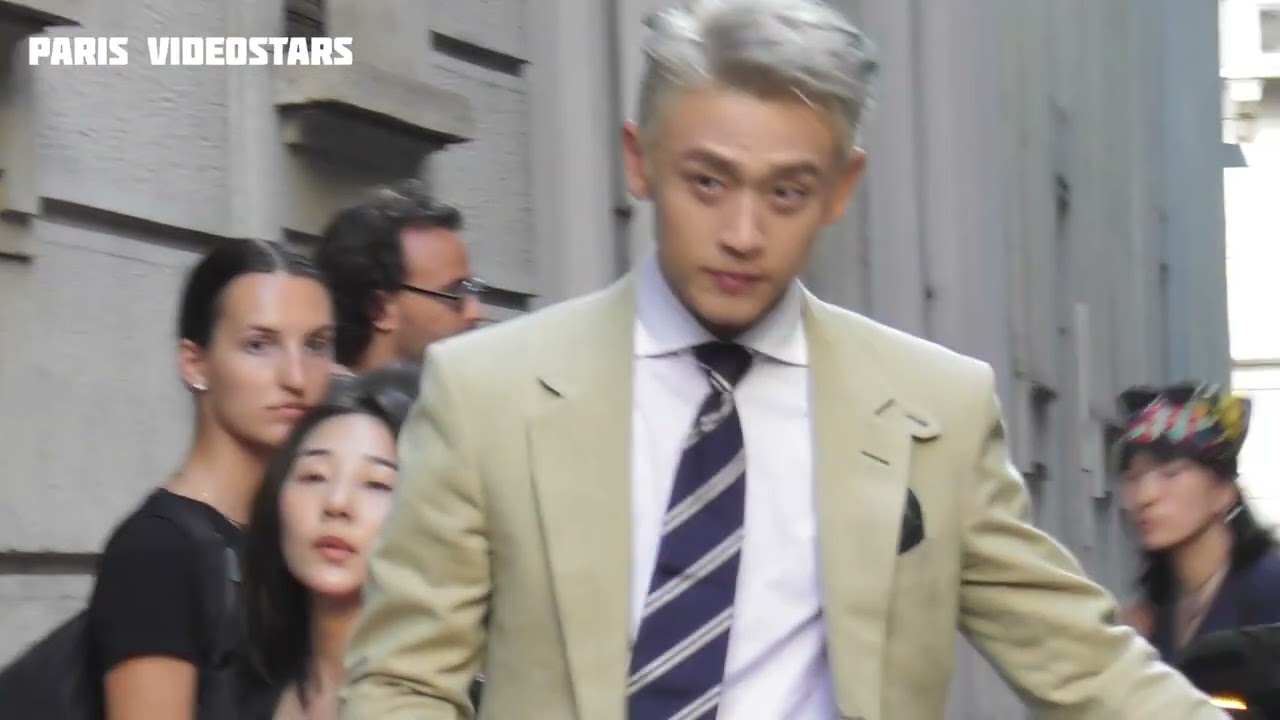 Wang Tian Chen 王天辰 @ show Dunhill 22 june 2025 Milan Fashion Week