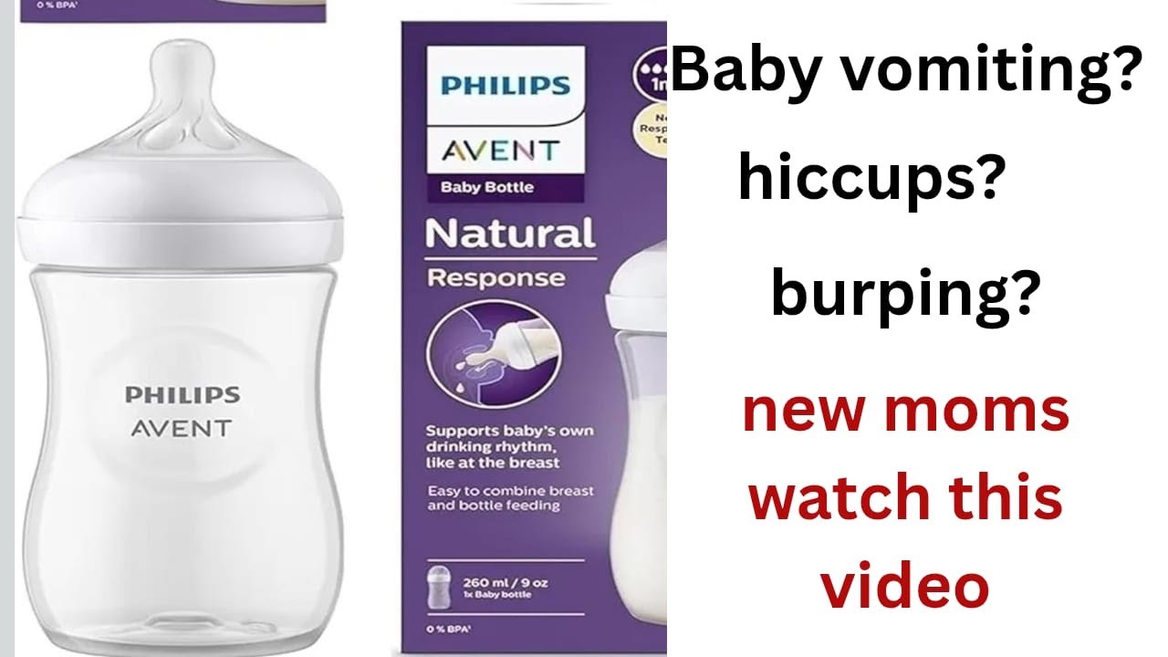 Avent feeding bottle to stop vomiting and hiccup for new born || life saver for new moms