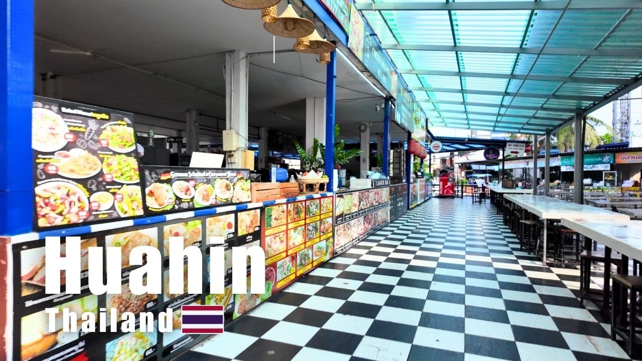 Huahin Soi 88 - Baan Khun Por Food Court  | WALKING TOUR | Hua Hin, Thailand | @asaniPOV