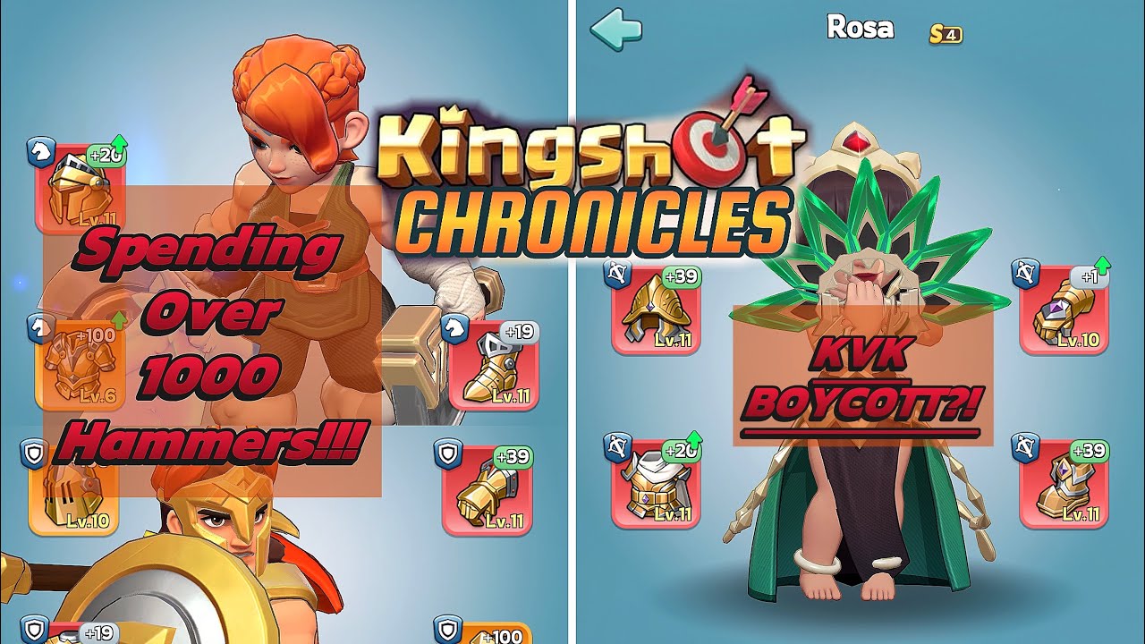🔥 KVK Boycott?! 😳 My MOST Controversial Spend EVER 💀💥 Over 1000 Forgehammers! #kingshotgames #kvk